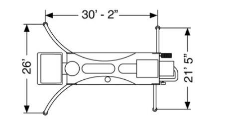 36 meter concrete pump outrigger