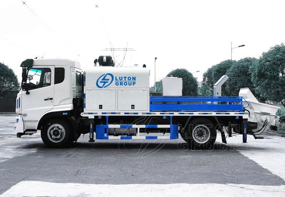 Concrete Line Pump Truck to UAE from LUTON GROUP