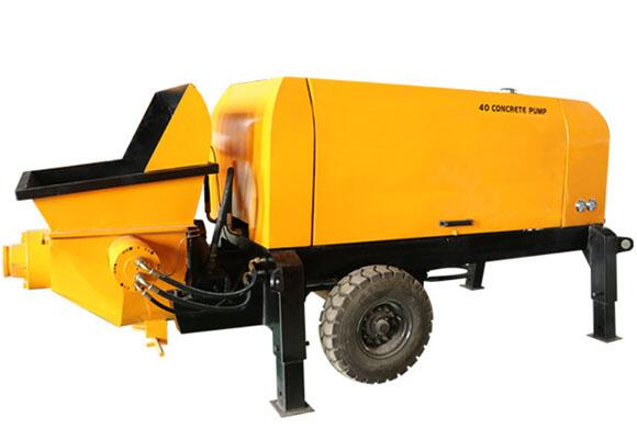 Electric stationary concrete pump