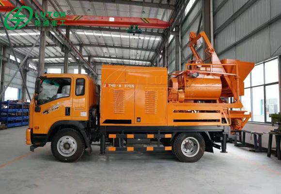 Truck mounted Concrete Mixer Pump to Saudi Arabic LUTON GROUP