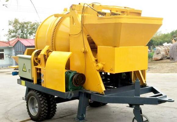 why concrete pump with mixer