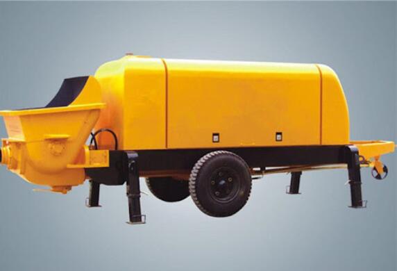 cement pump trailer machine