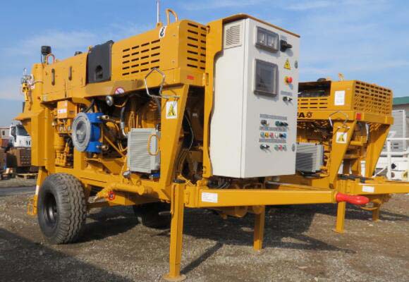 concrete ground line pump