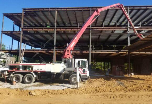 how does a concrete pump work
