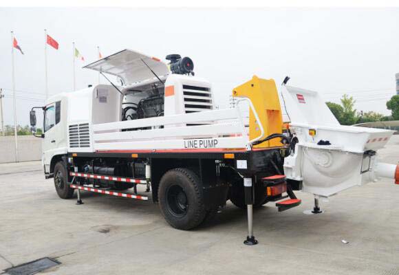 concrete pump truck