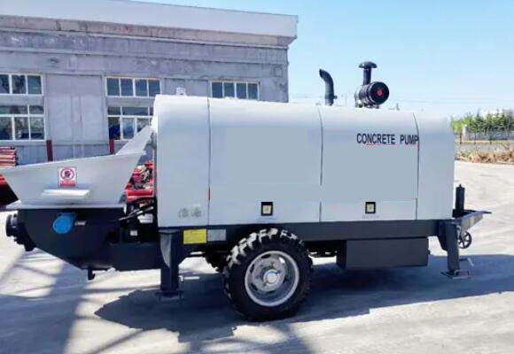 diesel concrete pump machine