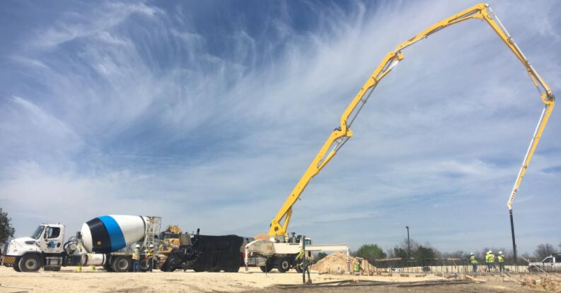 when to use long concrete boom pump