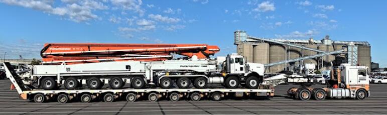 101 meter long concrete truck