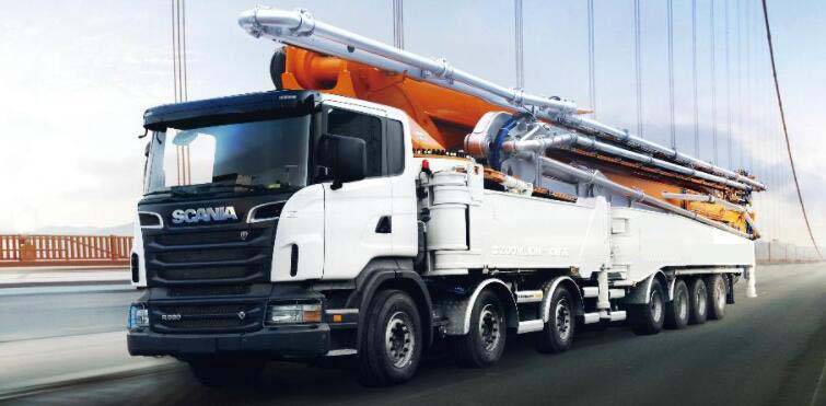 101 meter long concrete truck