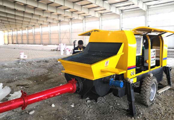 small portable concrete pump