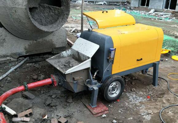 mini trailer mounted concrete pump for sale