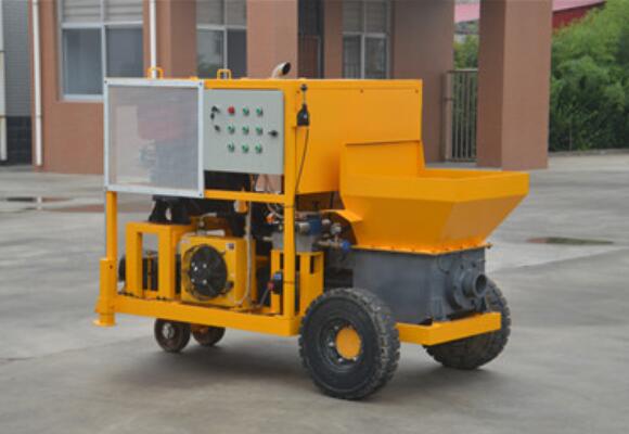 small static concrete pump