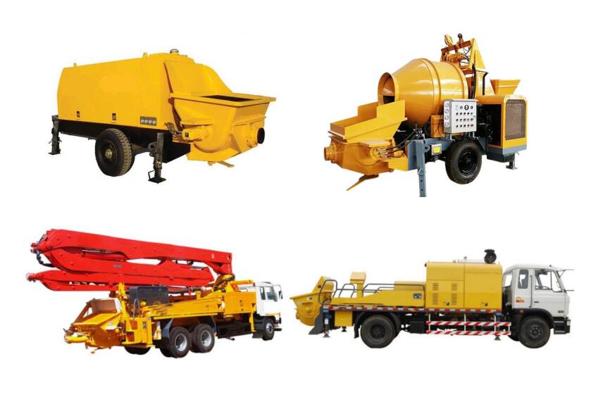 all sorts of concrete pumps