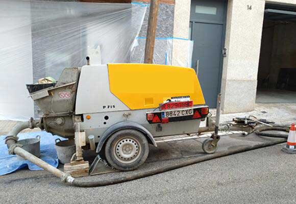HBTS 30 concrete trailer pump for sale