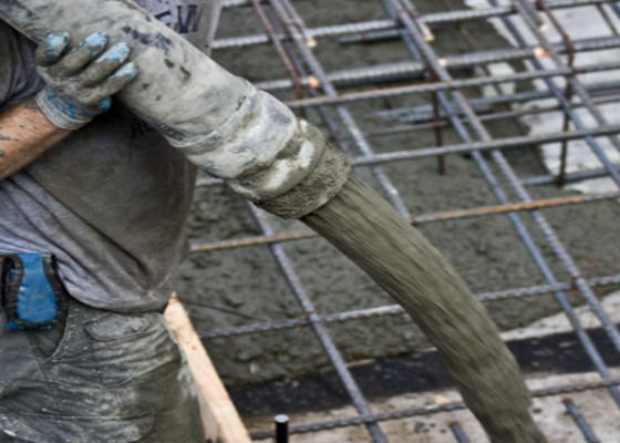 how to protect new concrete during construction