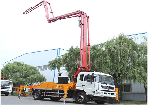 4 section concrete pump truck