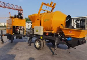 LUTON JBS40 diesel concrete mixer pump