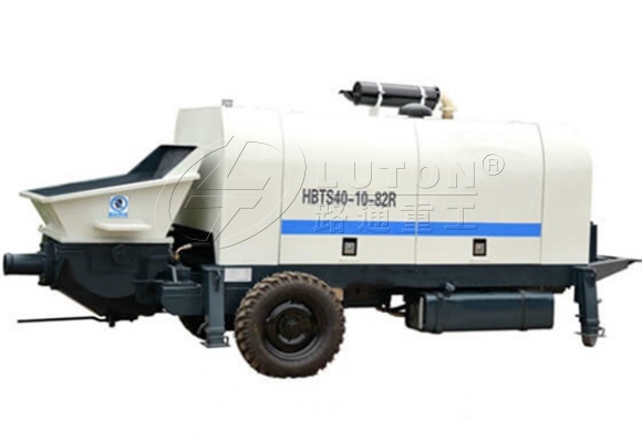 diesel concrete trailer pump