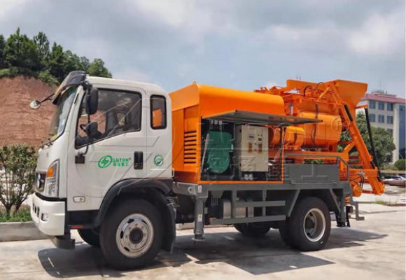 truck mounted concrete pump in Saudi Arabia