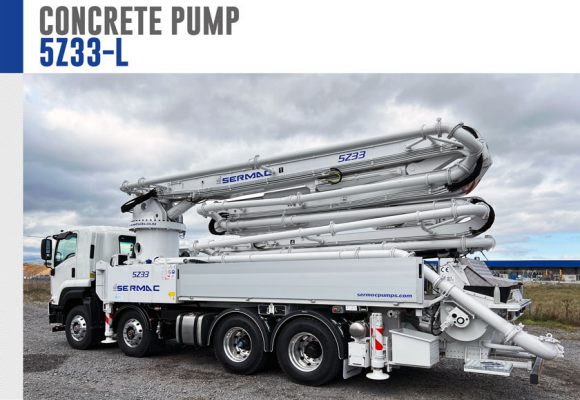 SERMAC concrete pump truck