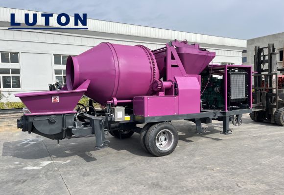 LUTON Mobile Concrete Mixer Pump To Zambia