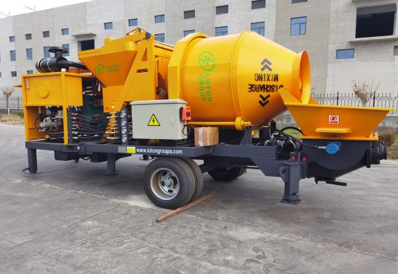 concrete mixer pump exported to Kenya