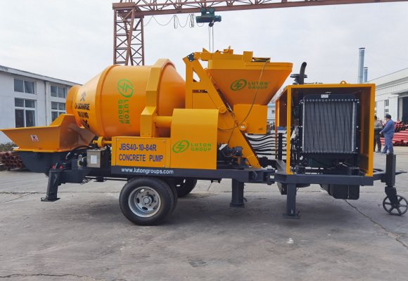 concrete mixer pump exported to Kenya