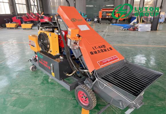 LUTON Inclined Concrete Secondary Construction Pump to Papua New Guinea