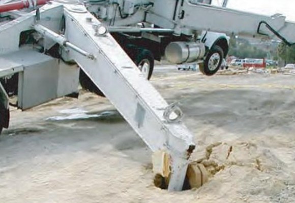 concrete boom pump accident