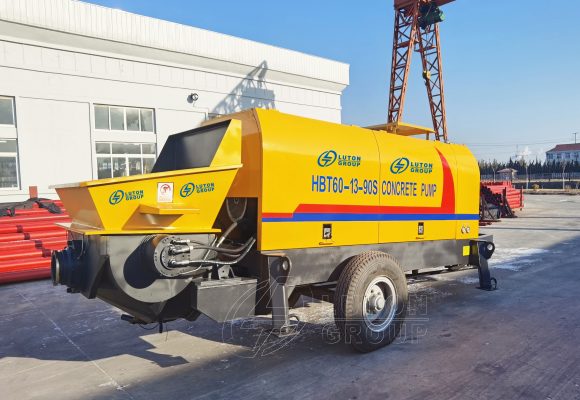 HBT60 Electric Concrete Trailer Pump LUTON GROUP TO INDONESIA