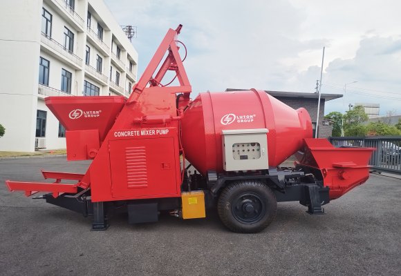 concrete mixer pump JBS30 to South Korea