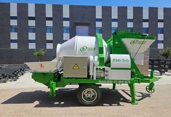 concrete mixer pump JBS40 to Rwanda