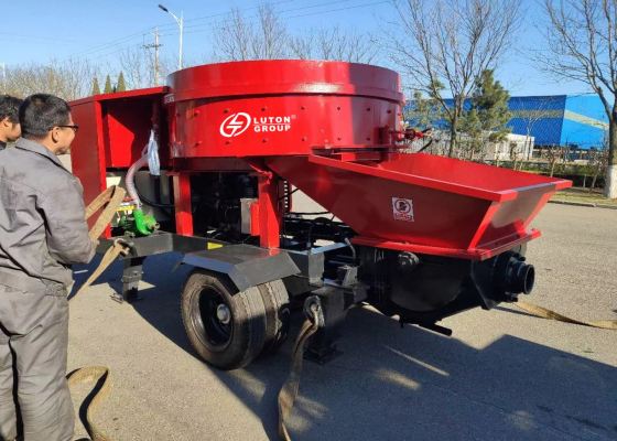 Planetary Concrete Mixer Pump in Indonesia