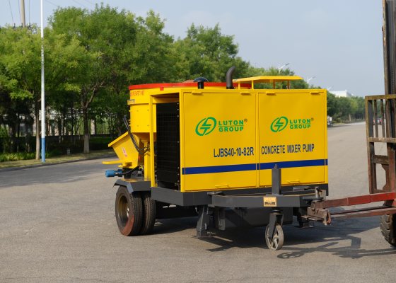 LUTON GROUP Concrete Pump with Vertical-shaft Mixer delivered to Malaysia LUTON GROUP Concrete Pump with Vertical-shaft Mixer delivered to Malaysia