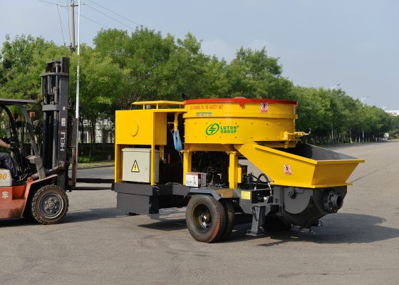 LUTON GROUP Concrete Pump with Vertical-shaft Mixer in Malaysia LUTON GROUP Concrete Pump with Vertical-shaft Mixer in Malaysia