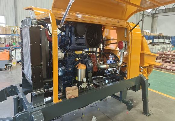 trailer pump HBTS40 to Peru